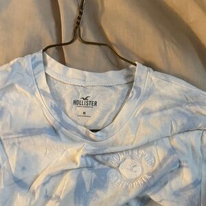 Hollister Light Blue Tie-Dye Tee